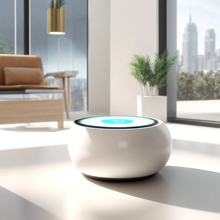 Vue d’une maison intelligente pilotée par IA